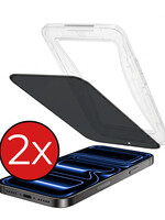 BTH BTH iPhone 17 Pro Max Hybrid Privacy Screenprotector - 2 PACK