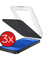 BTH BTH Samsung Galaxy S25 Ultra Hybrid Privacy Screenprotector - 3 PACK