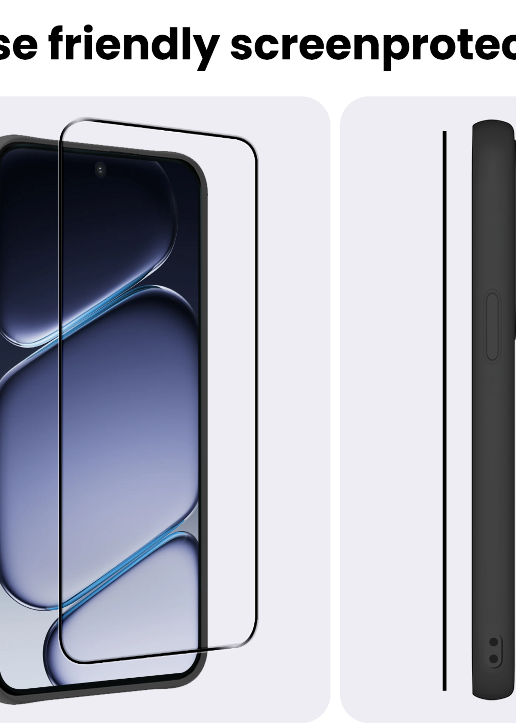 BTH BTH OnePlus Nord CE6 Screenprotector Glas Full Cover