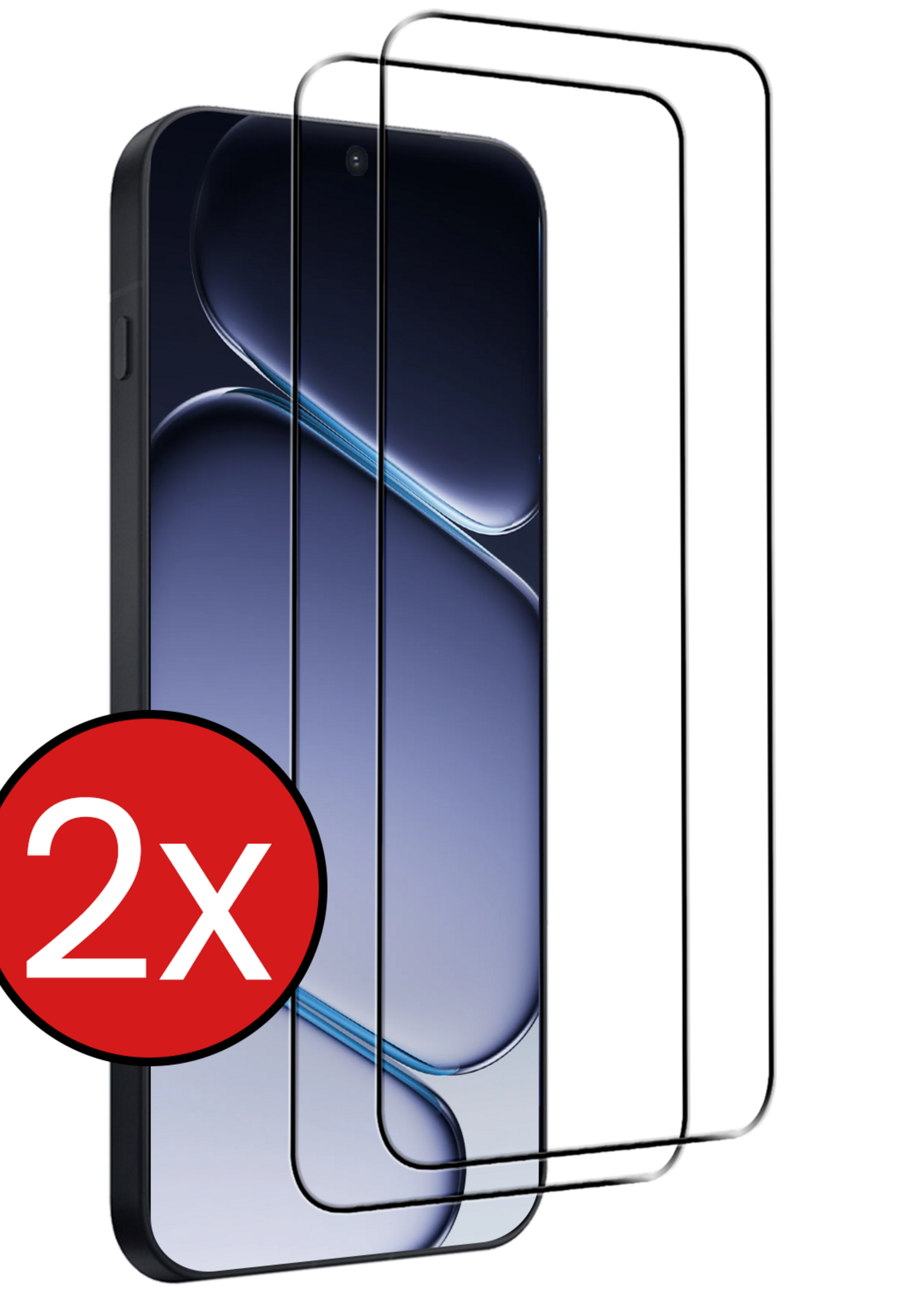 BTH BTH OnePlus Nord CE6 Screenprotector Glas  Full Cover - 2 PACK