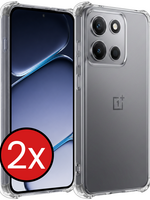 BTH BTH OnePlus Nord 6 Hoesje Shockproof - Transparant - 2 PACK