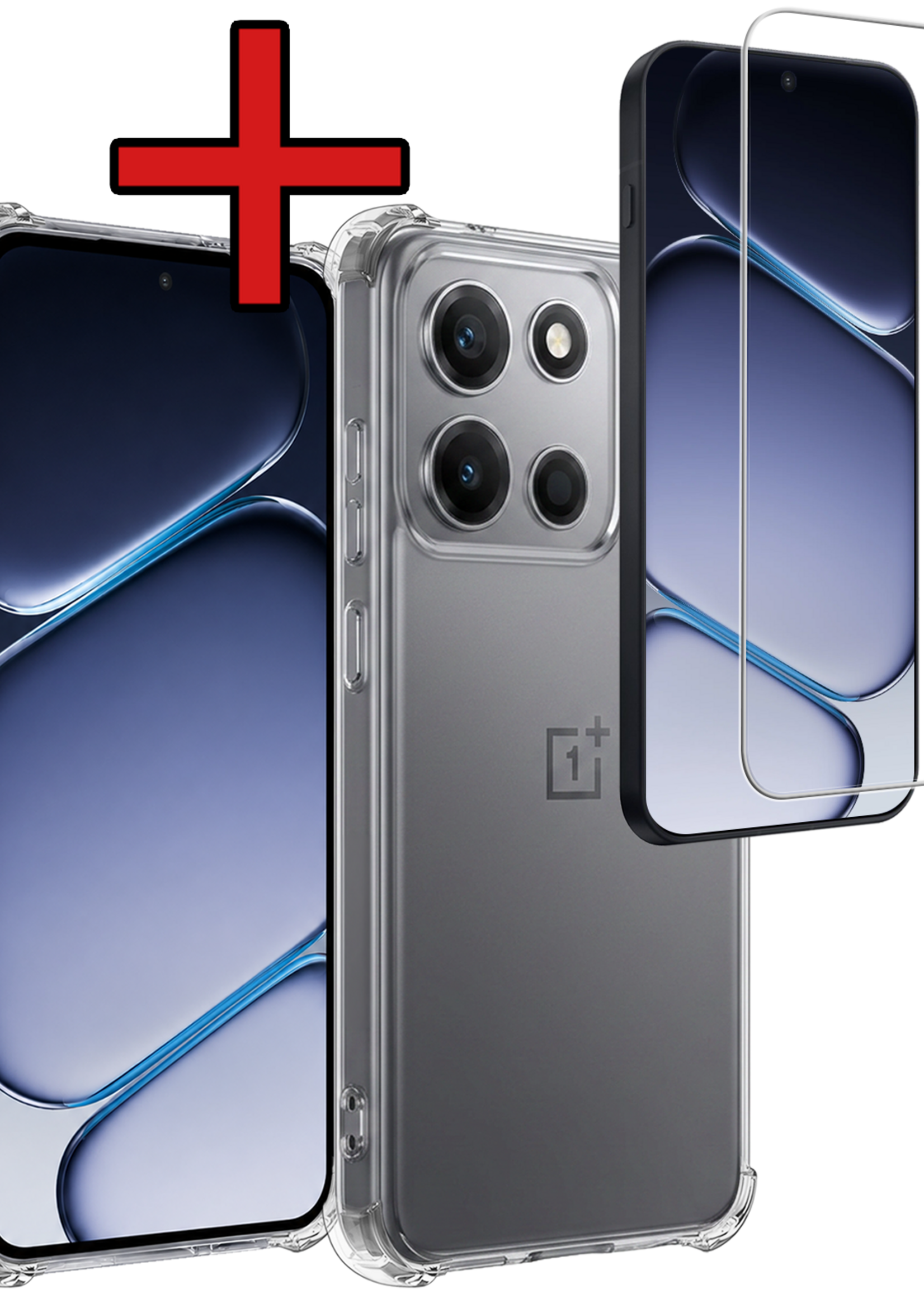 BTH BTH OnePlus Nord 6 Hoesje Shockproof Met Screenprotector