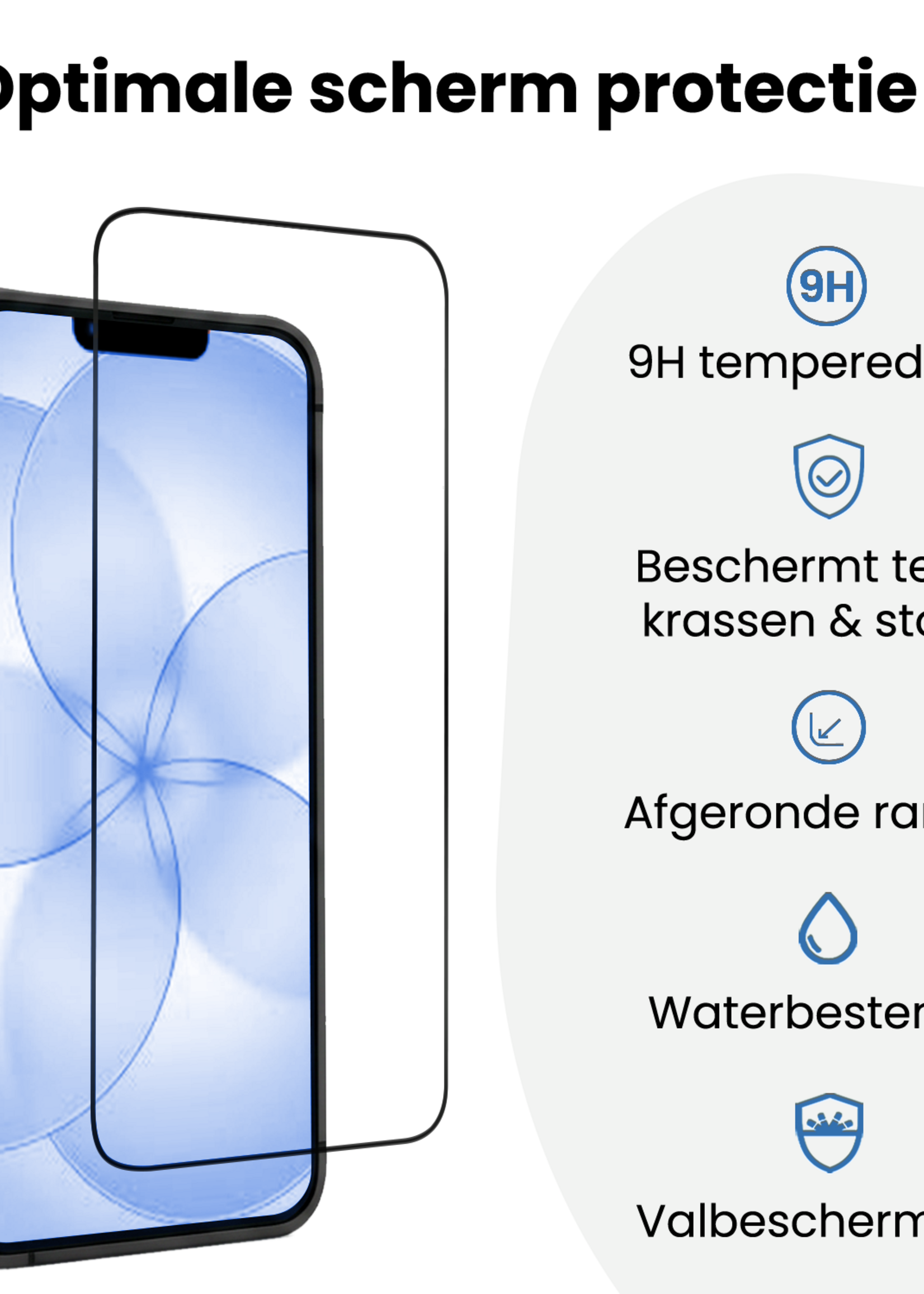BTH BTH iPhone 17e Screenprotector Perfect Fit Kit - 2 PACK