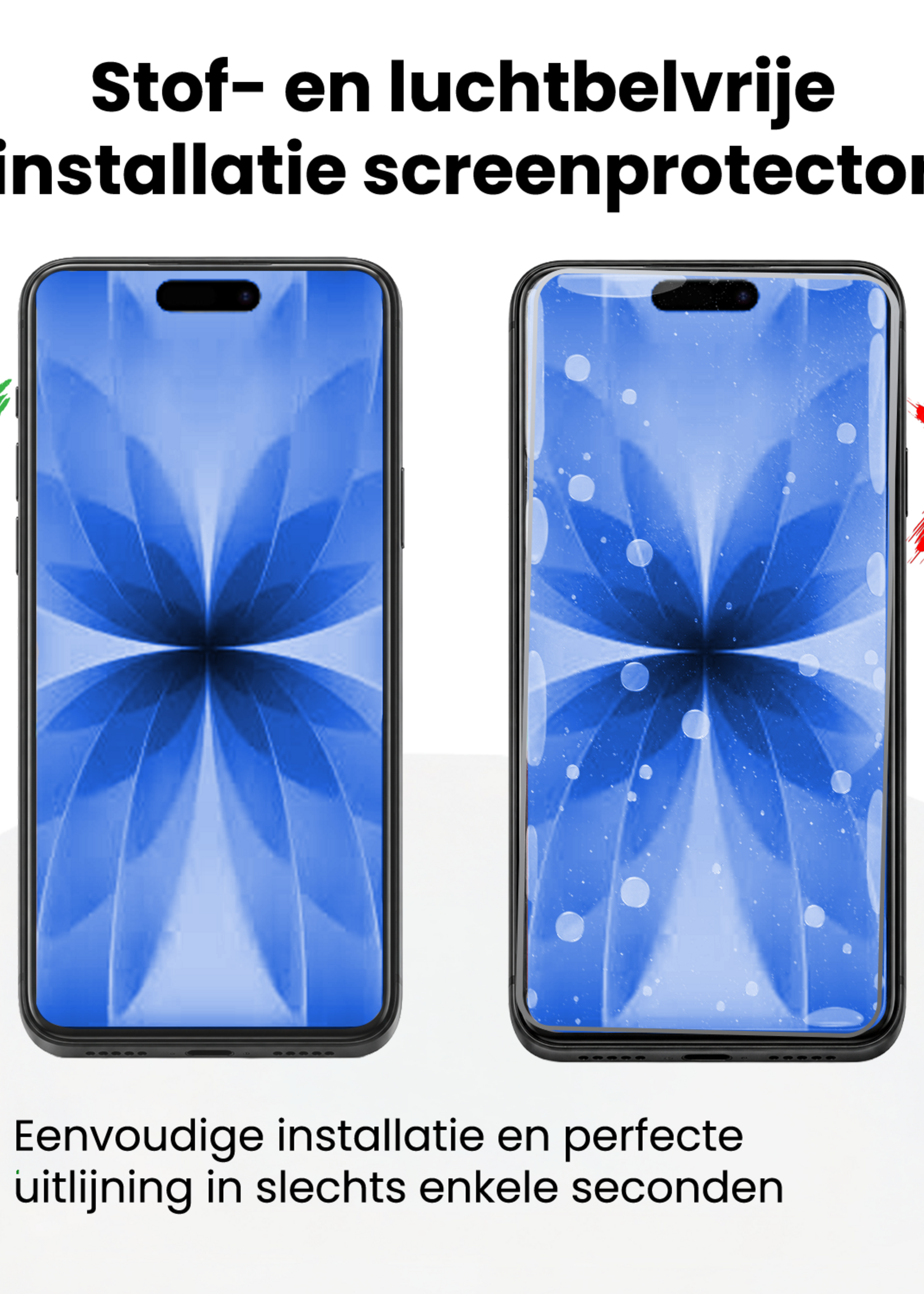BTH BTH iPhone 17 Screenprotector Perfect Fit Kit - 2 PACK