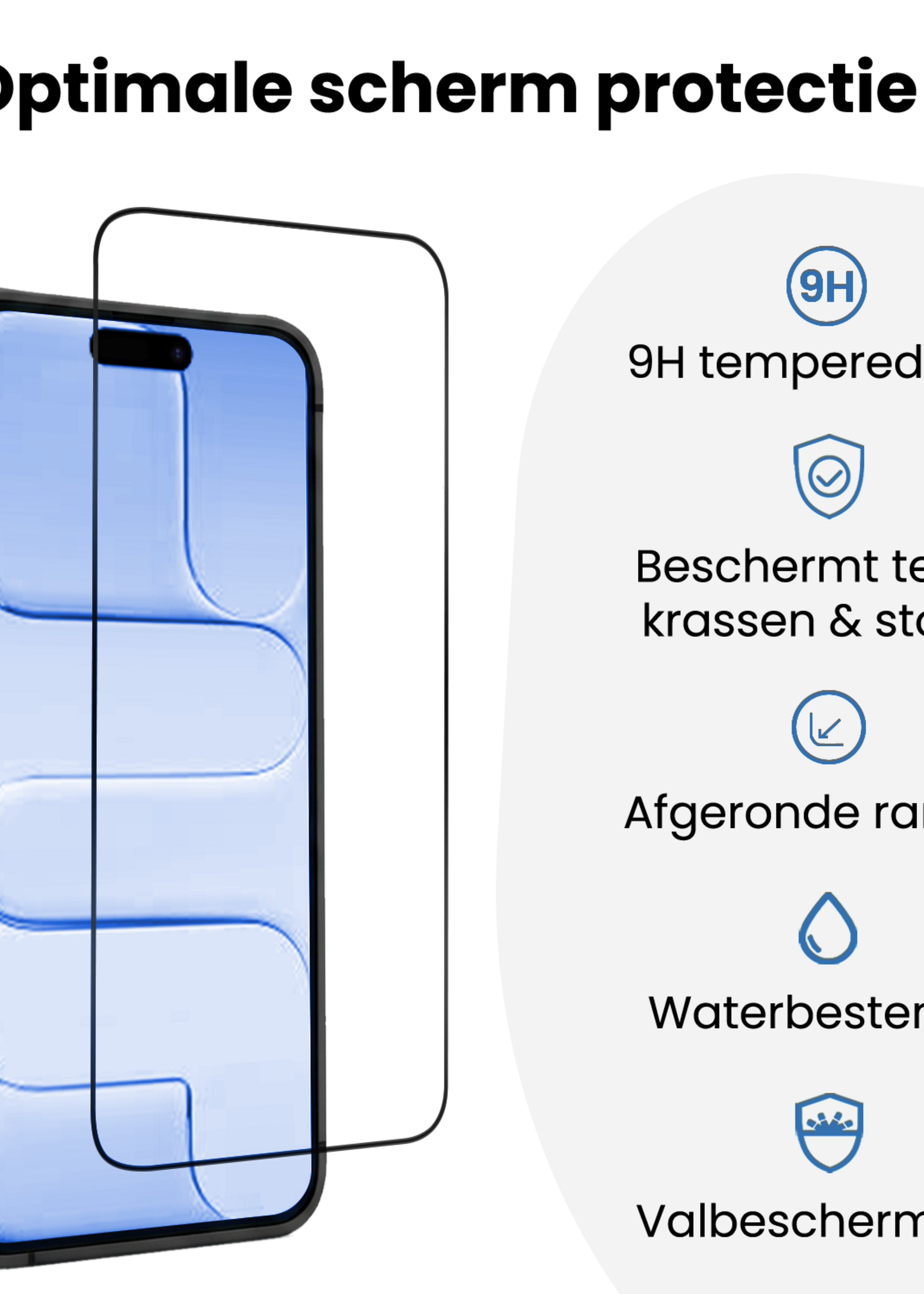BTH BTH iPhone Air Screenprotector Perfect Fit Kit - 2 PACK
