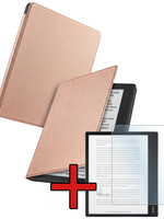 BTH BTH Kobo Elipsa 2E Hoesje Met Screenprotector - Rose Goud