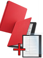 BTH BTH Kobo Elipsa 2E Hoesje Met Screenprotector - Rood