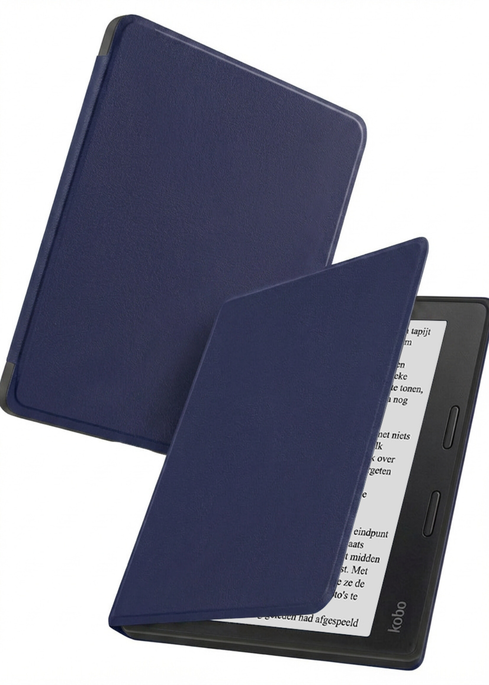 BTH BTH Kobo Libra 2 Hoesje - Donkerblauw