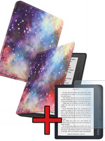 BTH BTH Kobo Libra 2 Hoesje Met Screenprotector - Galaxy