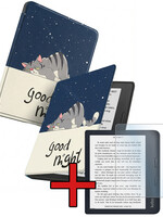 BTH BTH Kobo Libra 2 Hoesje Met Screenprotector - Kat