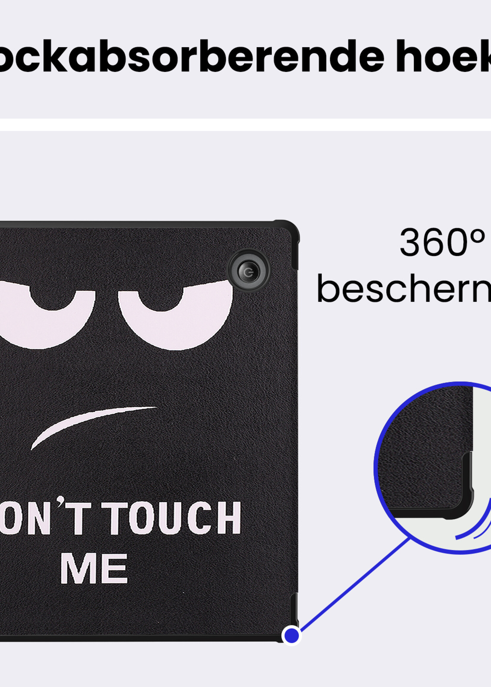 BTH BTH Kobo Libra 2 Hoesje Met Screenprotector - Don't Touch Me