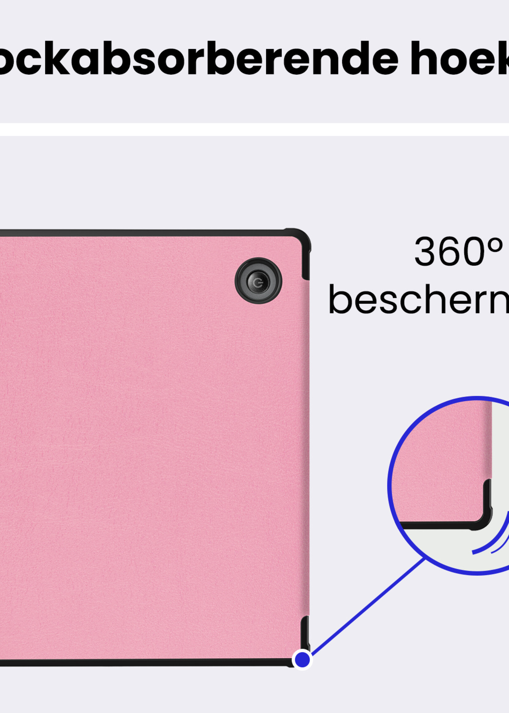 BTH BTH Kobo Libra Colour Hoesje - Roze