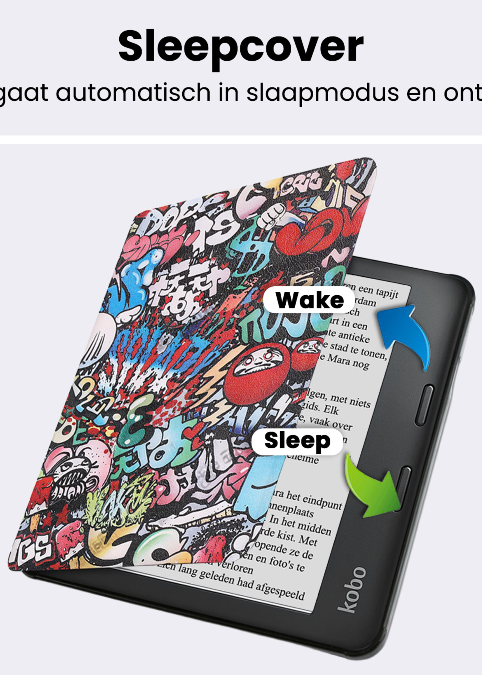 BTH BTH Kobo Sage Hoesje - Graffity