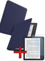 BTH BTH Kobo Sage Hoesje Met Screenprotector - Donkerblauw