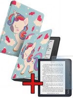 BTH BTH Kobo Sage Hoesje Met Screenprotector - Eenhoorn