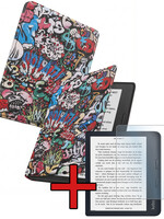 BTH BTH Kobo Sage Hoesje Met Screenprotector - Graffity