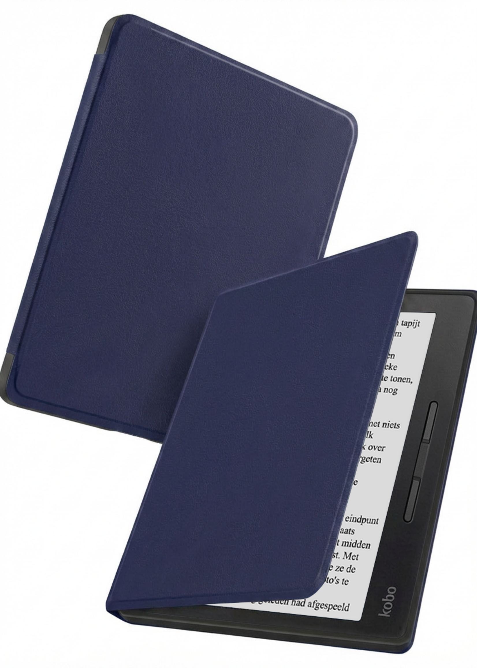 BTH BTH Kobo Libra H20 Hoesje - Donkerblauw