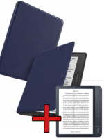 BTH BTH Kobo Libra H2O Hoesje Met Screenprotector - Donkerblauw