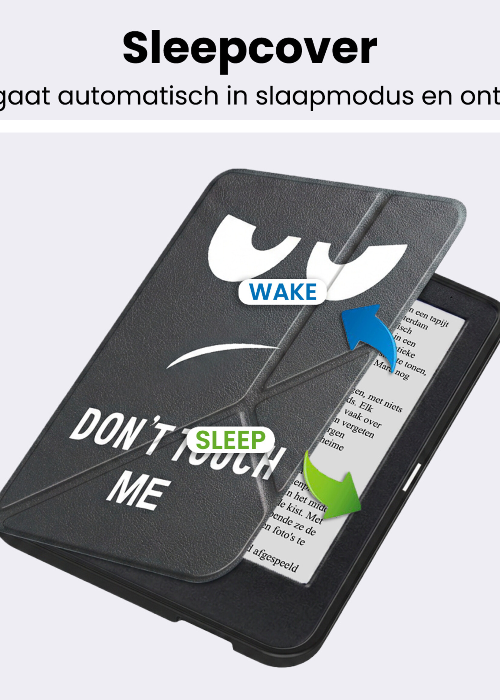 BTH BTH Kobo Clara 2E Hoesje Trifold - Touch