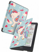 BTH BTH Kobo Clara Colour Hoesje Trifold - Eenhoorn