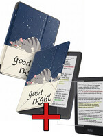 BTH BTH Kobo Clara Colour Hoesje Trifold Met Screenprotector - Kat