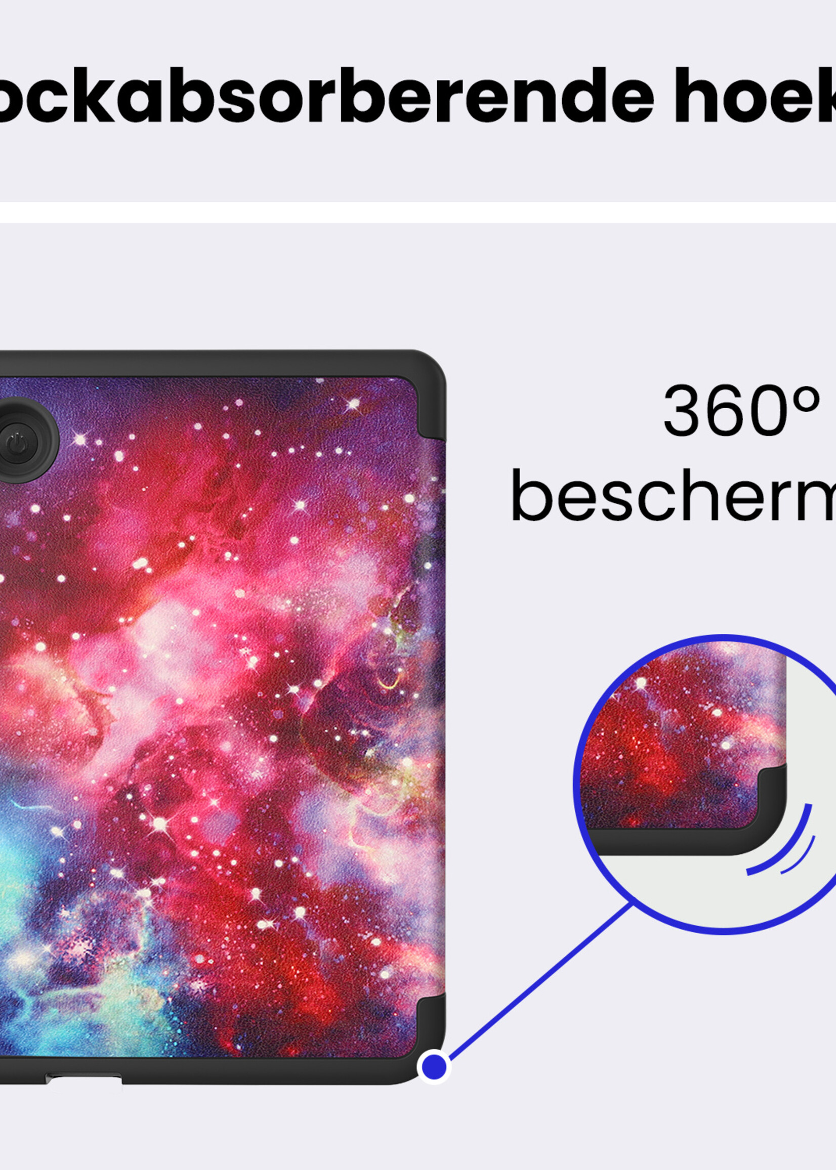 BTH BTH Kobo Clara BW Hoesje Trifold - Galaxy