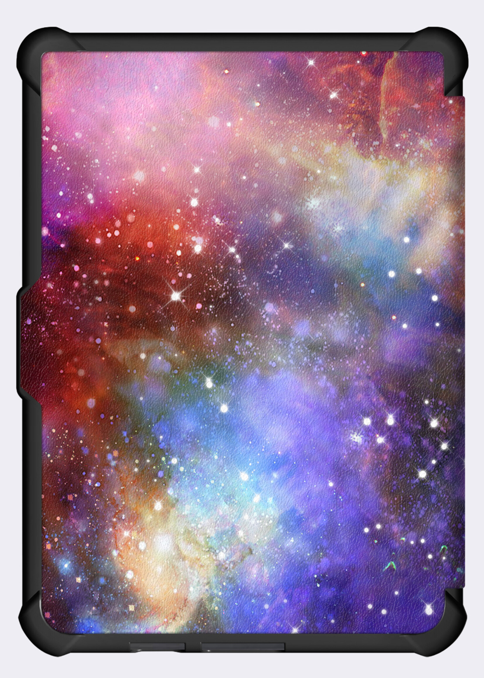 BTH BTH Kobo Clara HD Hoesje Trifold Met Screenprotector - Galaxy
