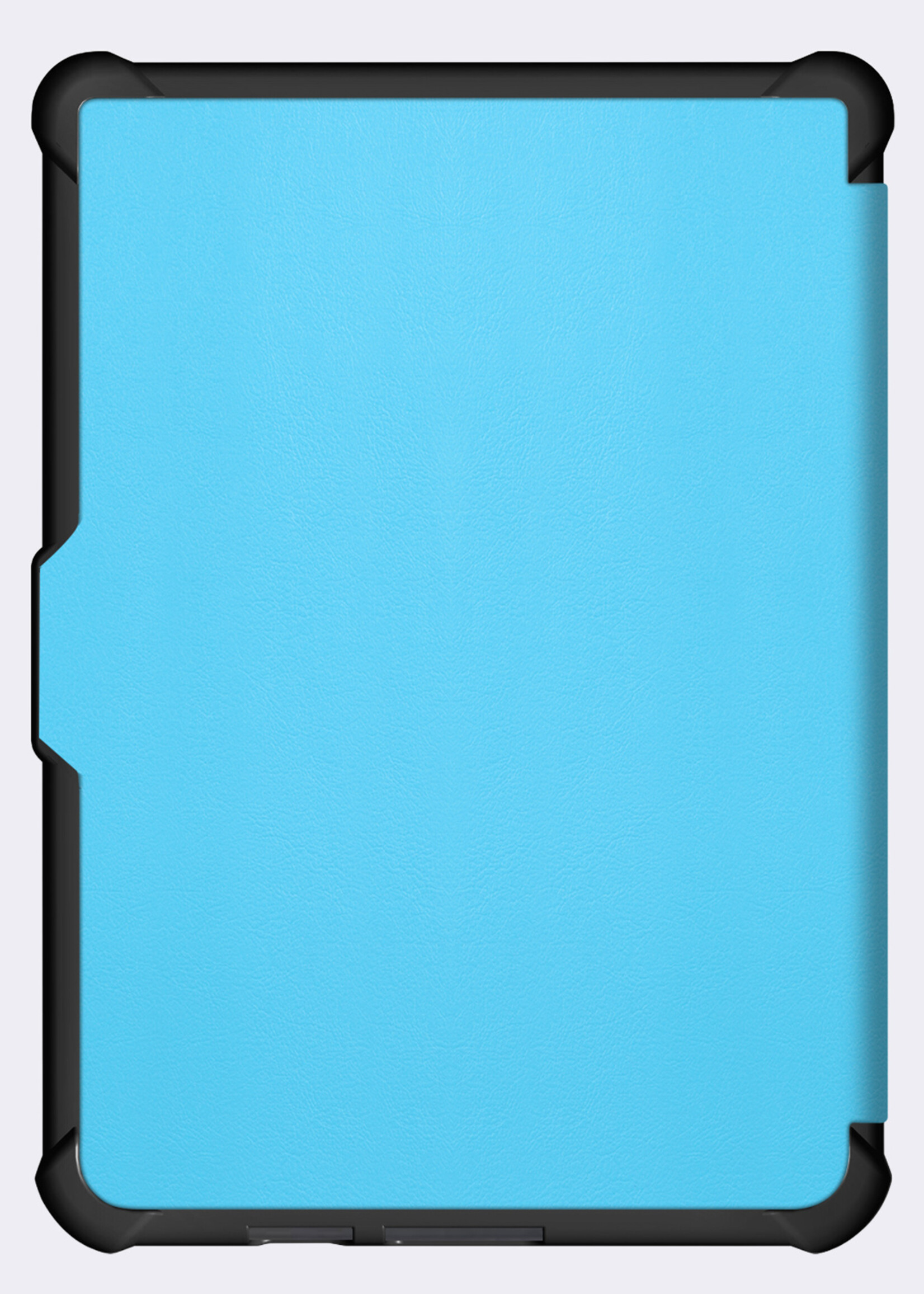 BTH BTH Kobo Clara HD Hoesje Trifold Met Screenprotector - Licht Blauw