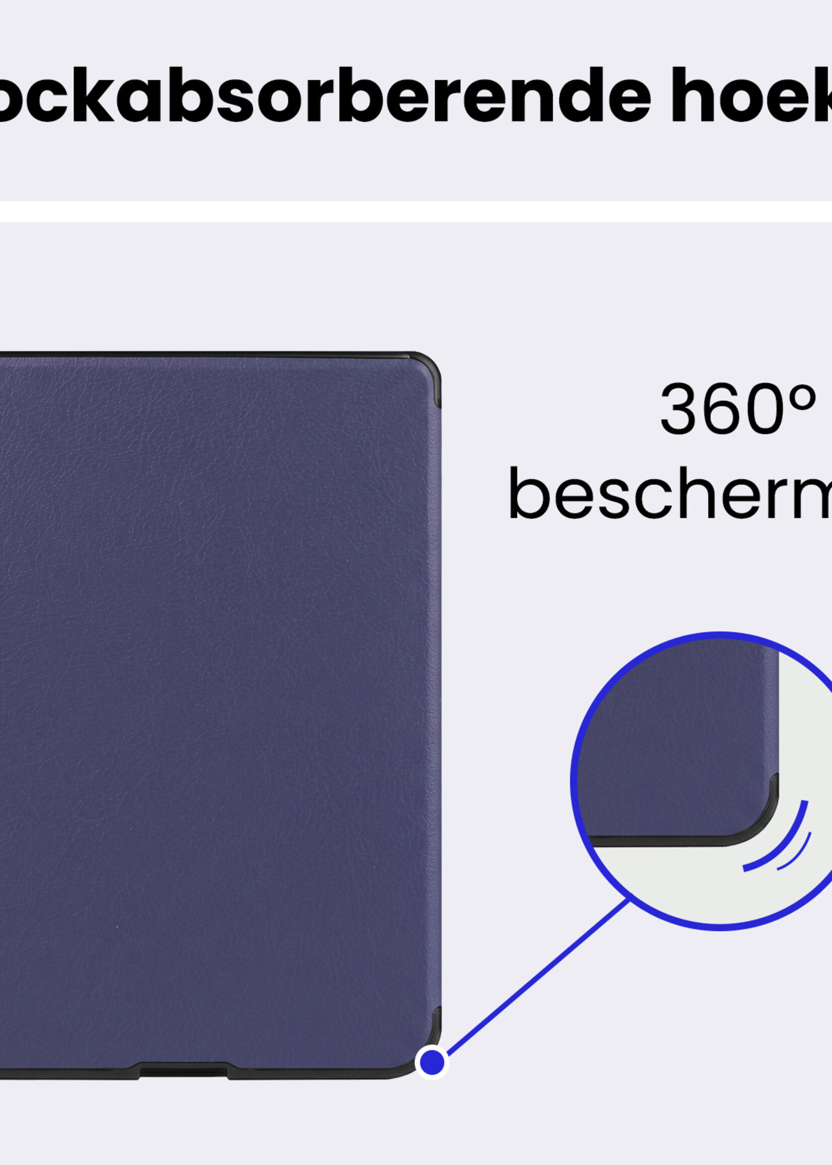 BTH BTH Kobo Nia Hoesje Trifold - Donkerblauw