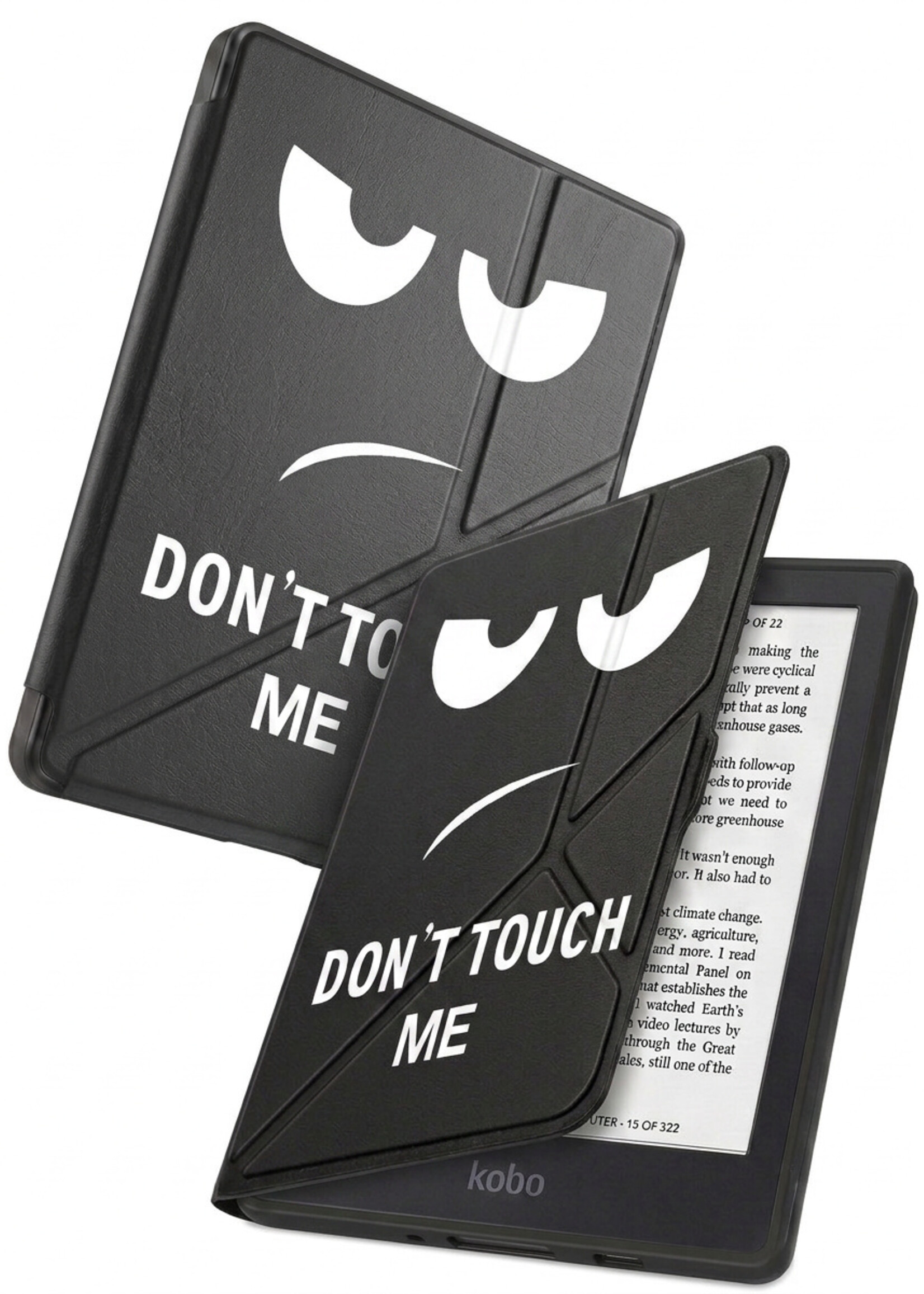 BTH BTH Kobo Nia Hoesje Trifold - Don't Touch Me