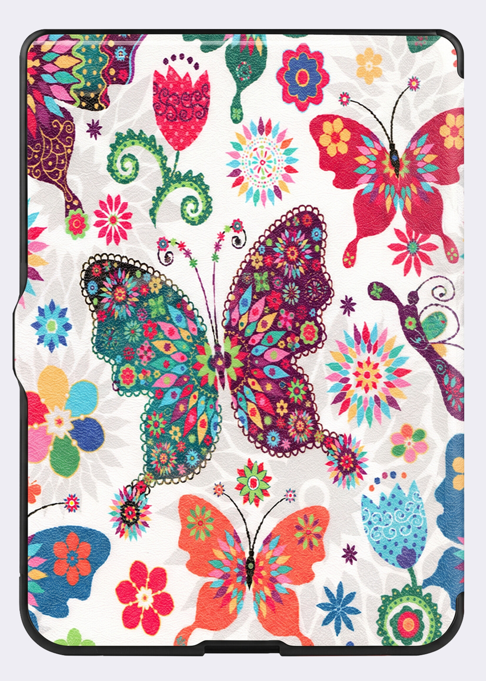 BTH BTH Kobo Nia Hoesje Trifold Met Screenprotector - Vlinders