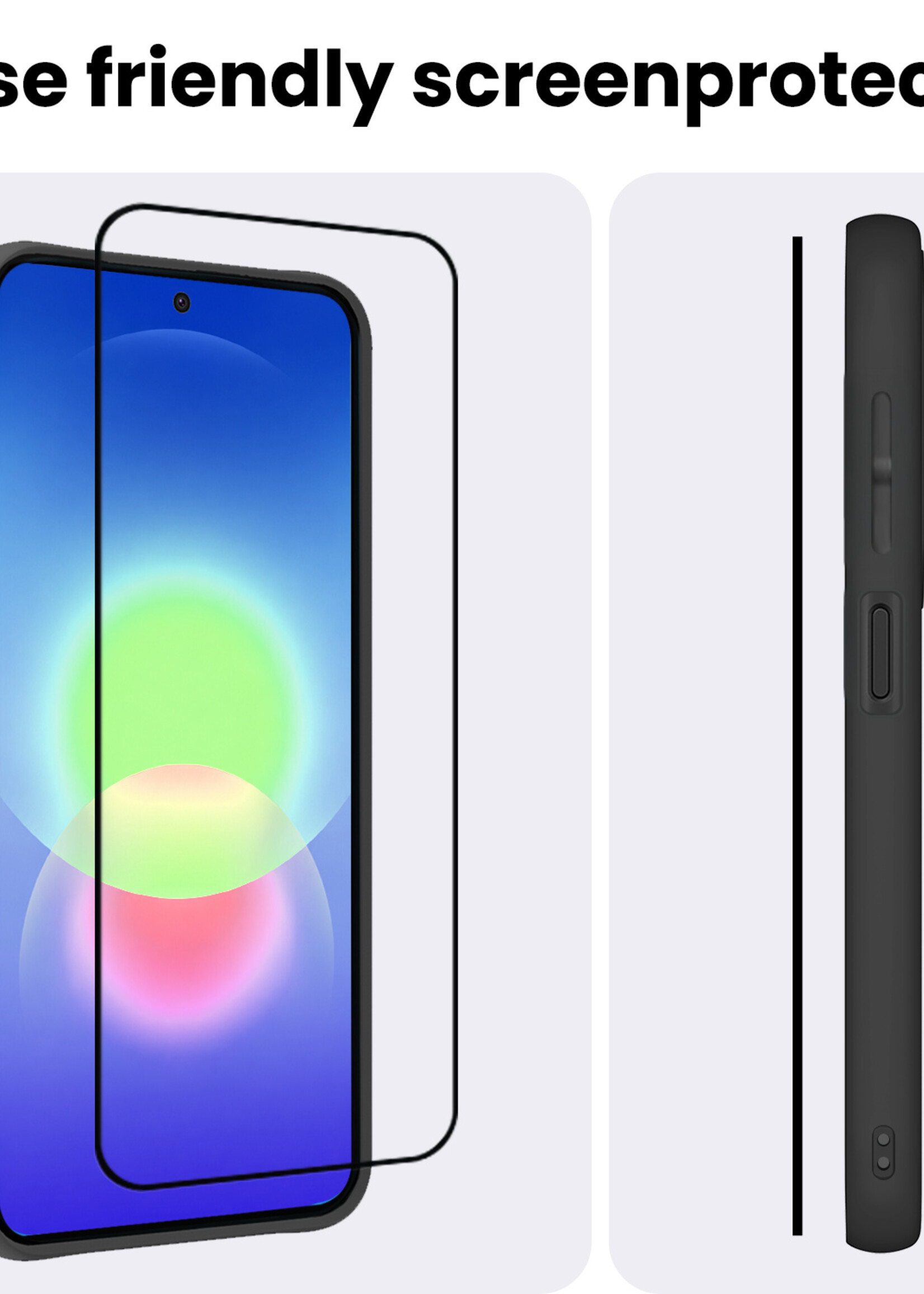 BTH BTH Samsung Galaxy A27 Screenprotector Glas Full Cover
