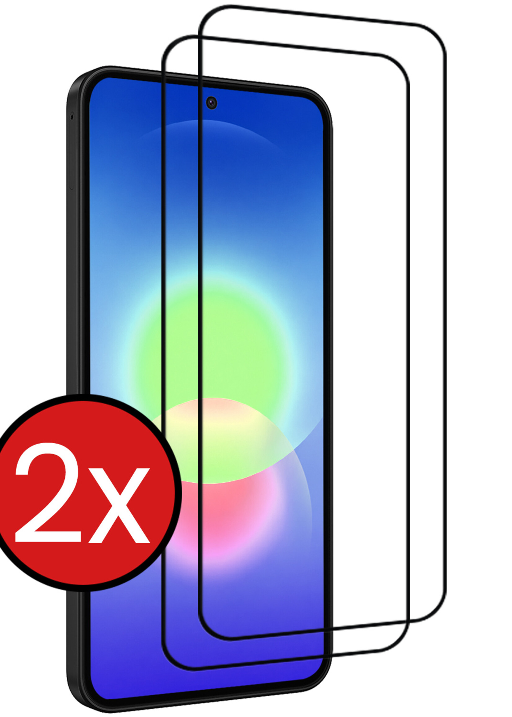 BTH BTH Samsung Galaxy A27 Screenprotector Glas Full Cover - 2 PACK