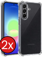 BTH BTH Samsung Galaxy A27 Hoesje Shockproof - Transparant - 2 PACK