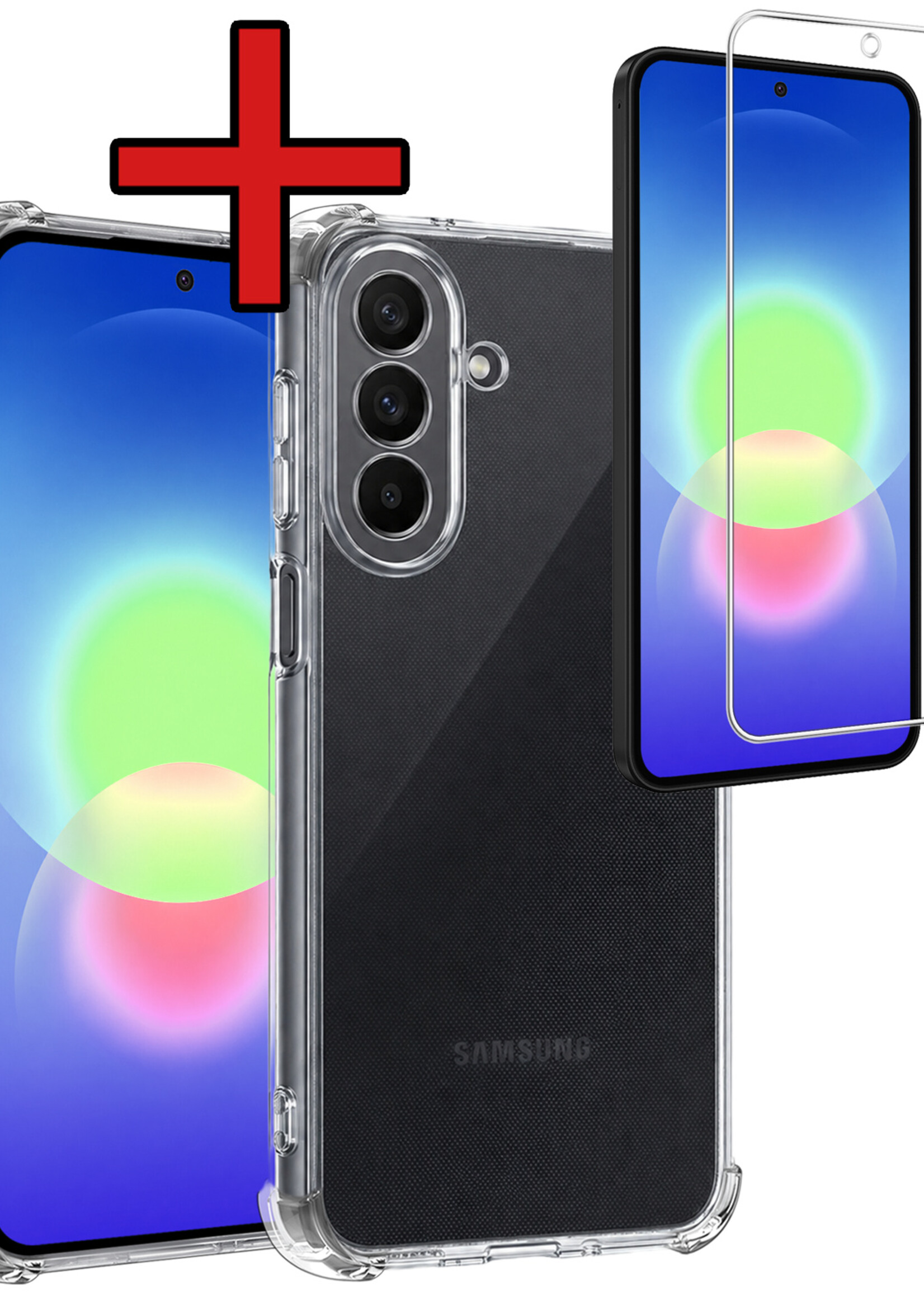BTH BTH Samsung Galaxy A27 Hoesje Shockproof Met Screenprotector