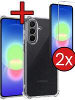 BTH BTH Samsung Galaxy A27 Hoesje Shockproof Met 2x Screenprotector