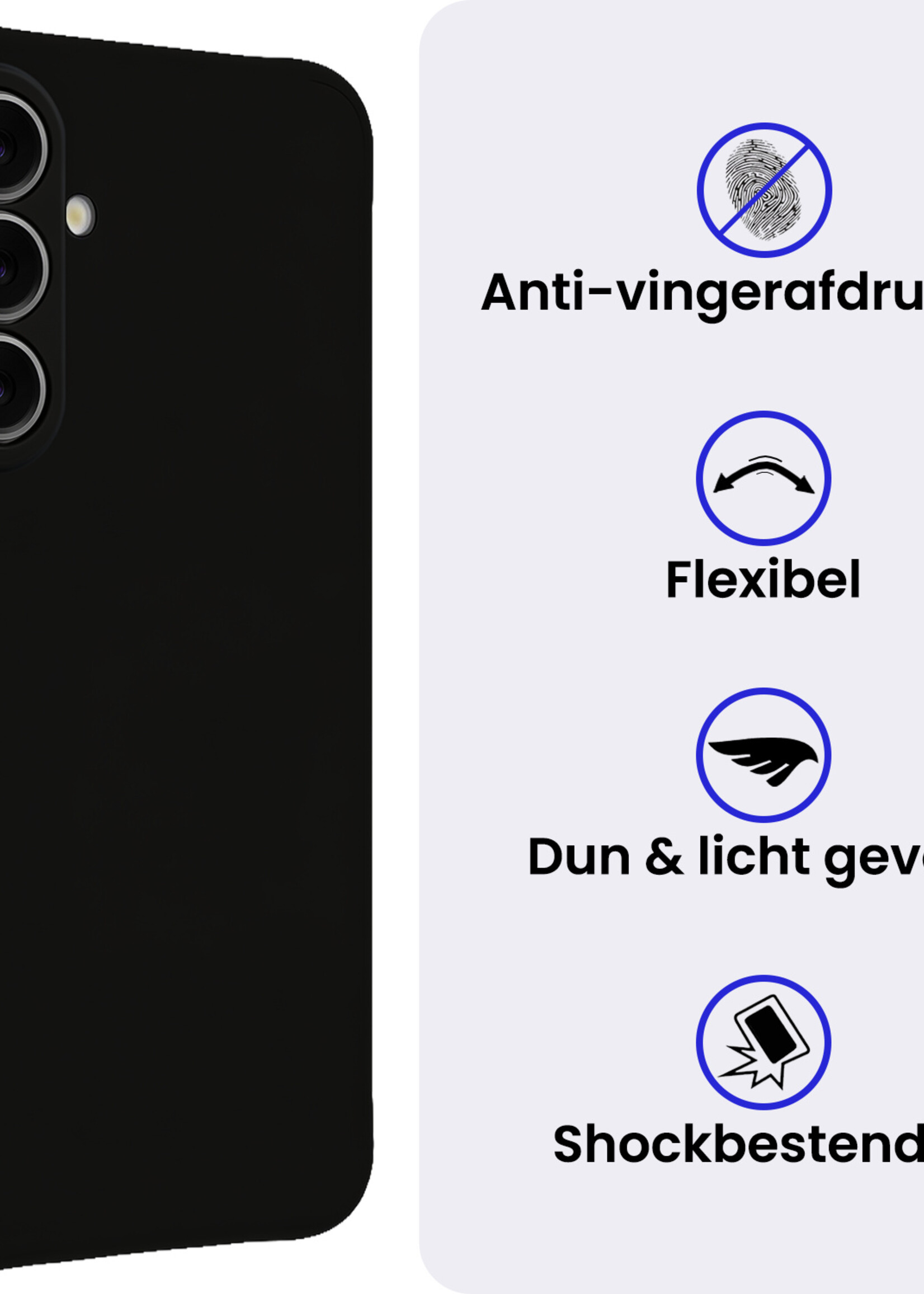 BTH BTH Samsung Galaxy A27 Hoesje Siliconen - Zwart