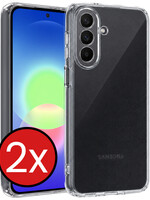 BTH BTH Samsung Galaxy A27 Hoesje Siliconen - Transparant - 2 PACK