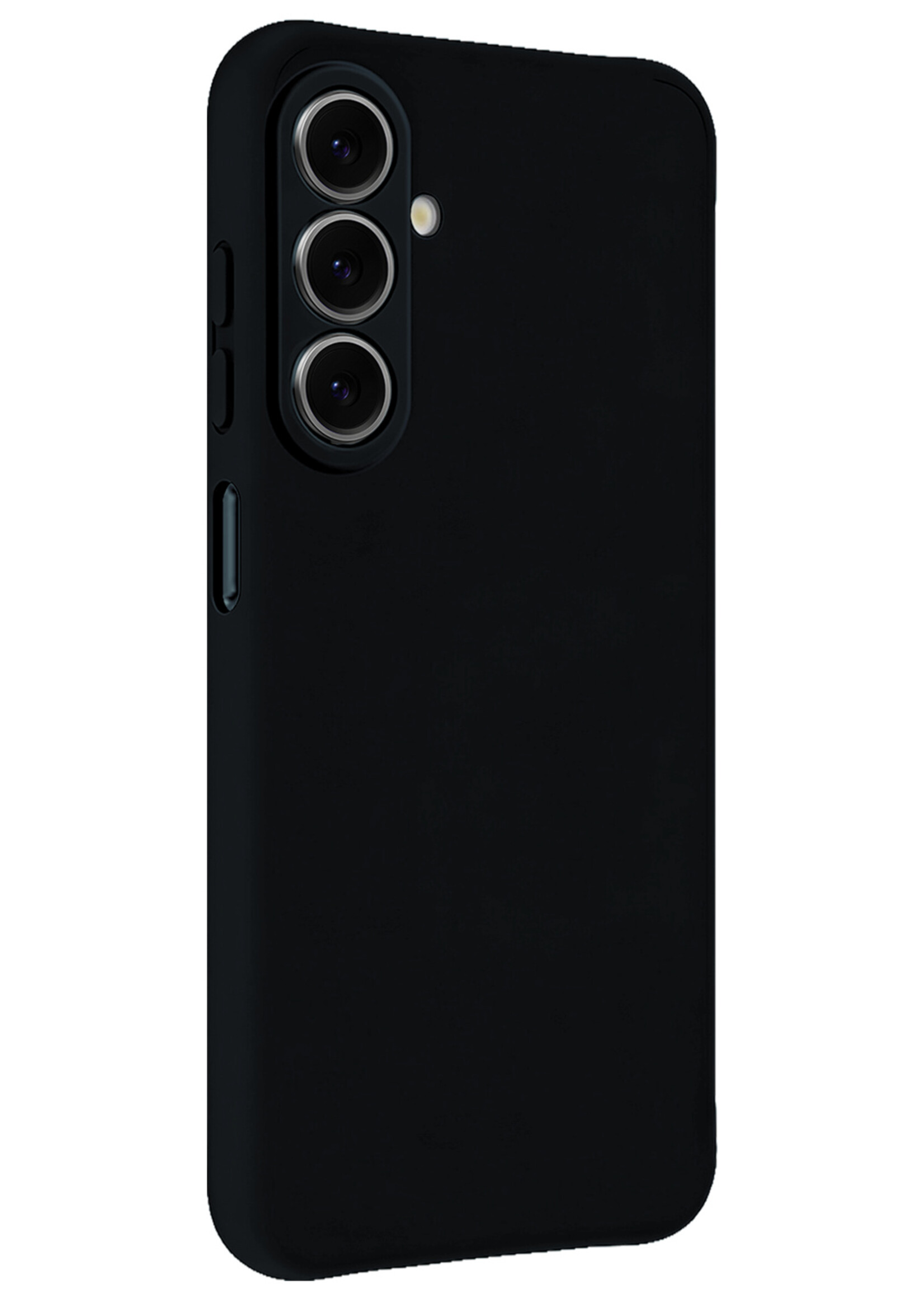 BTH BTH Samsung Galaxy A27 Hoesje Siliconen Met 2x Screenprotector - Zwart