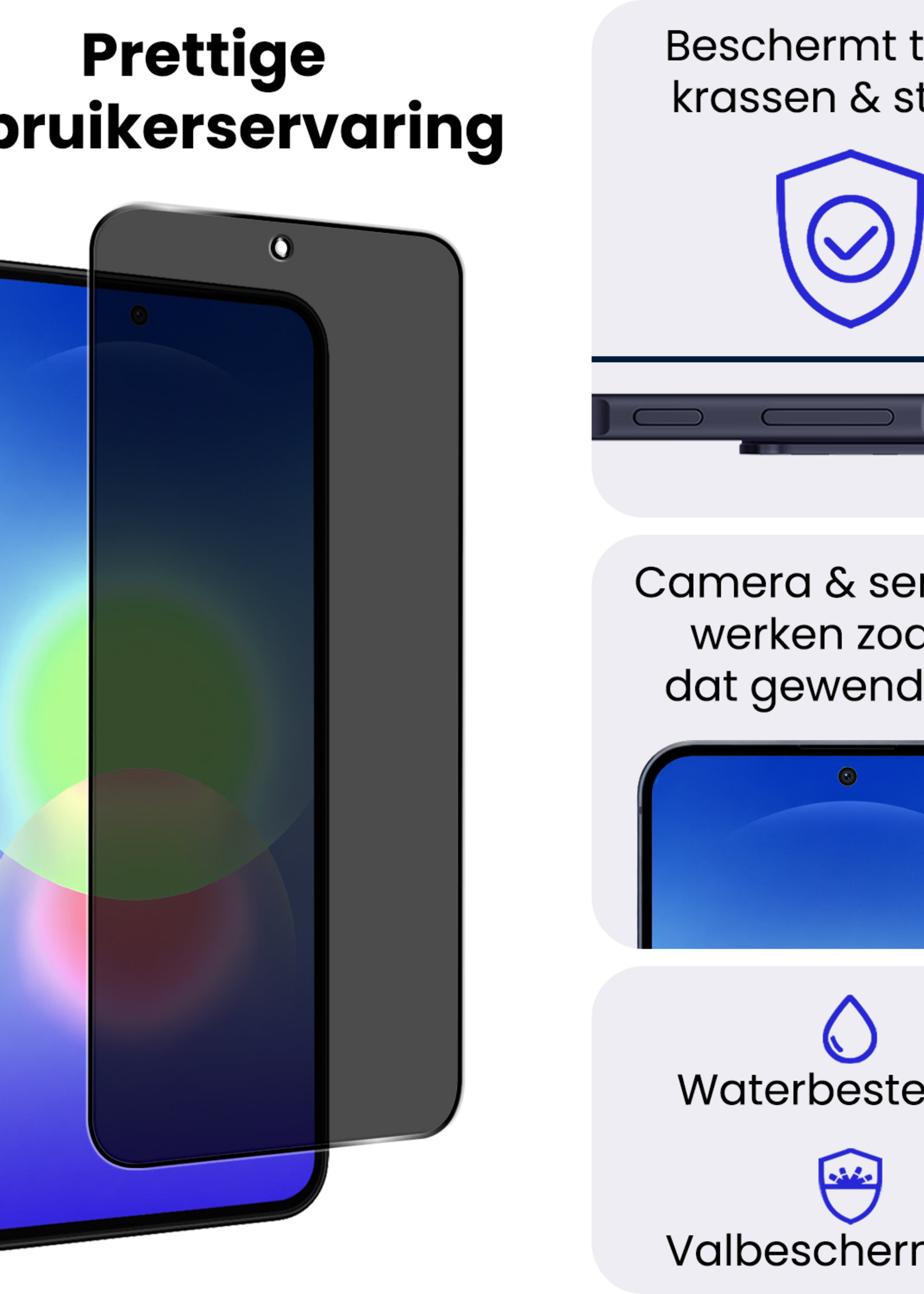 BTH BTH Samsung Galaxy A27 Screenprotector Glas Privacy