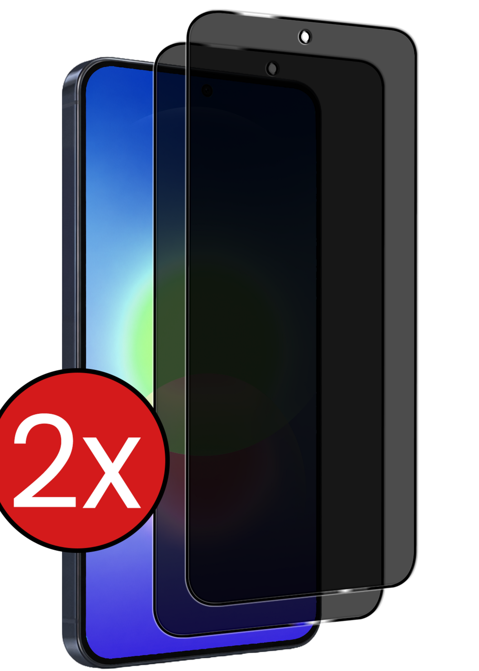 BTH BTH Samsung Galaxy A27 Screenprotector Glas Privacy - 2 PACK
