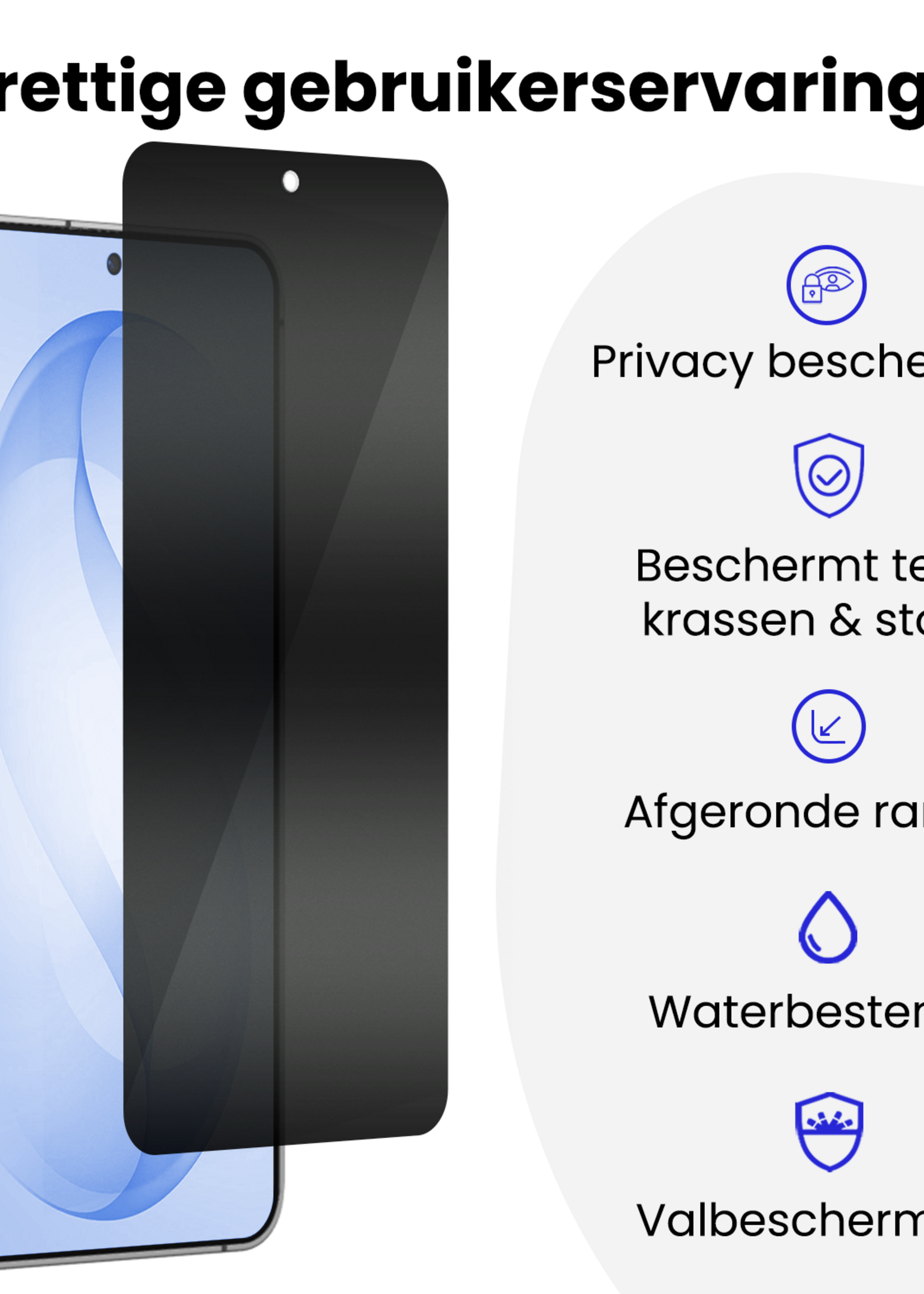BTH BTH Samsung Galaxy S26 Hybrid Privacy Screenprotector - 2 PACK
