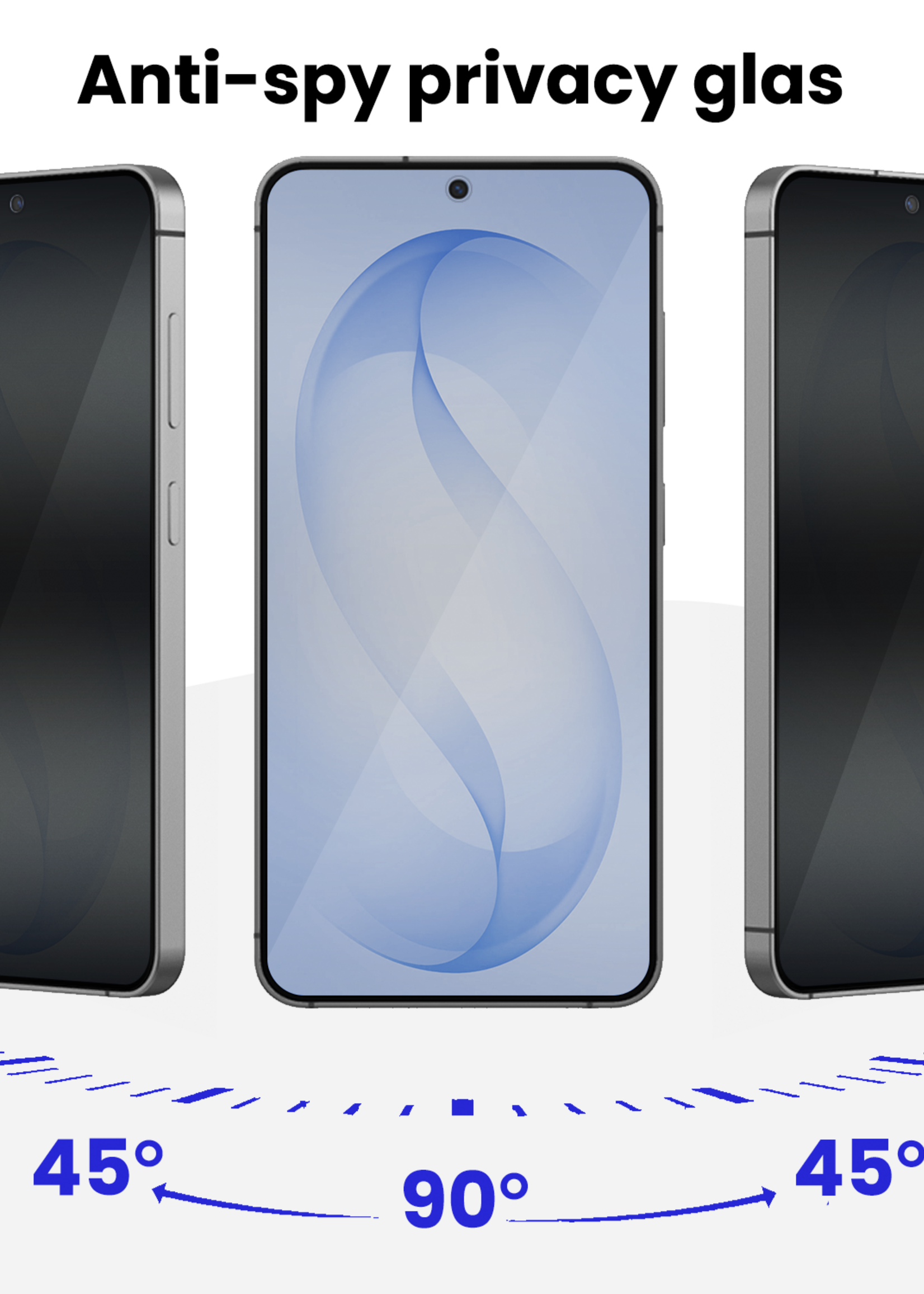 BTH BTH Samsung Galaxy S26 Plus Hybrid Privacy Screenprotector - 2 PACK