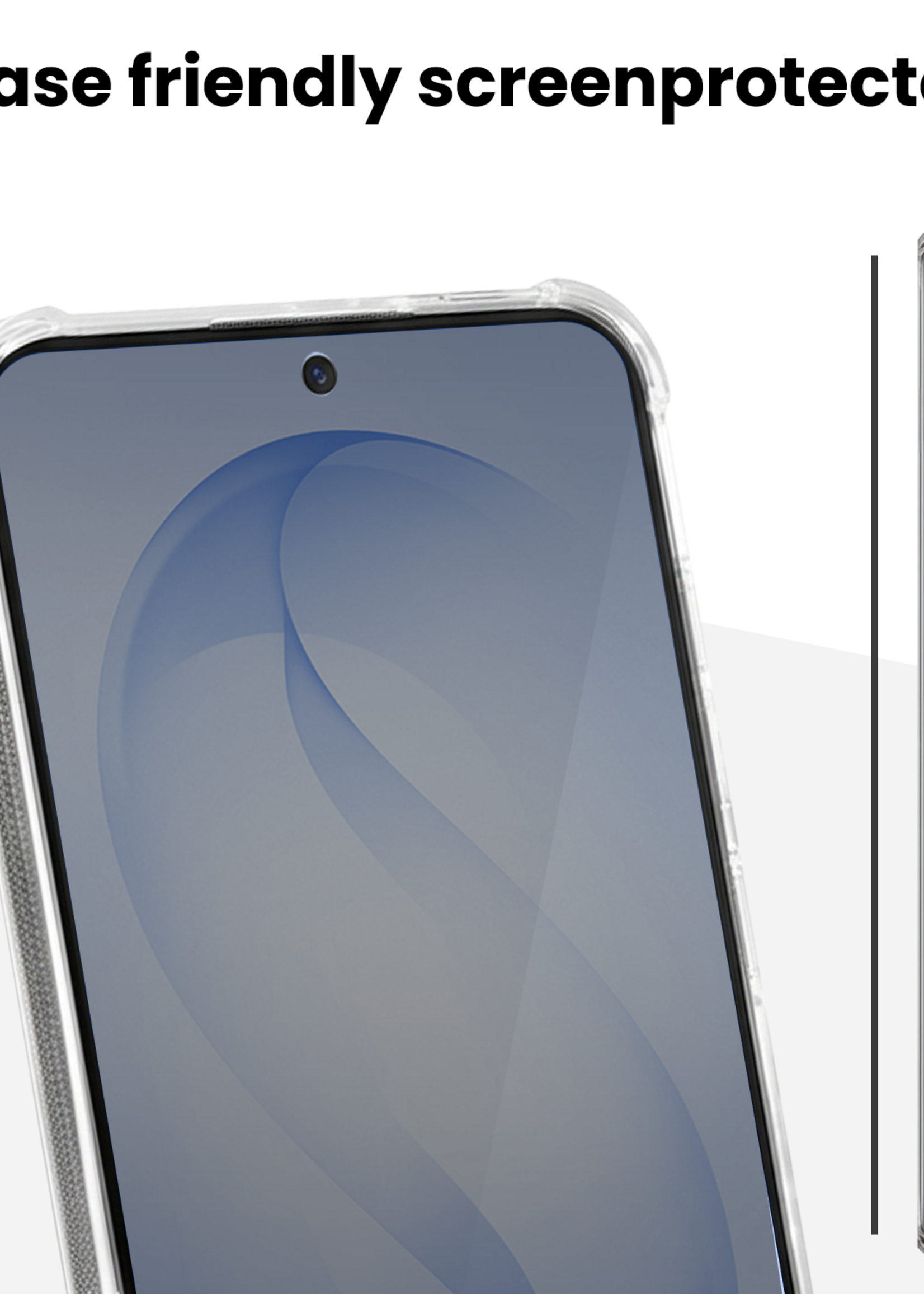BTH BTH Samsung Galaxy S26 Plus Hybrid Privacy Screenprotector - 3 PACK