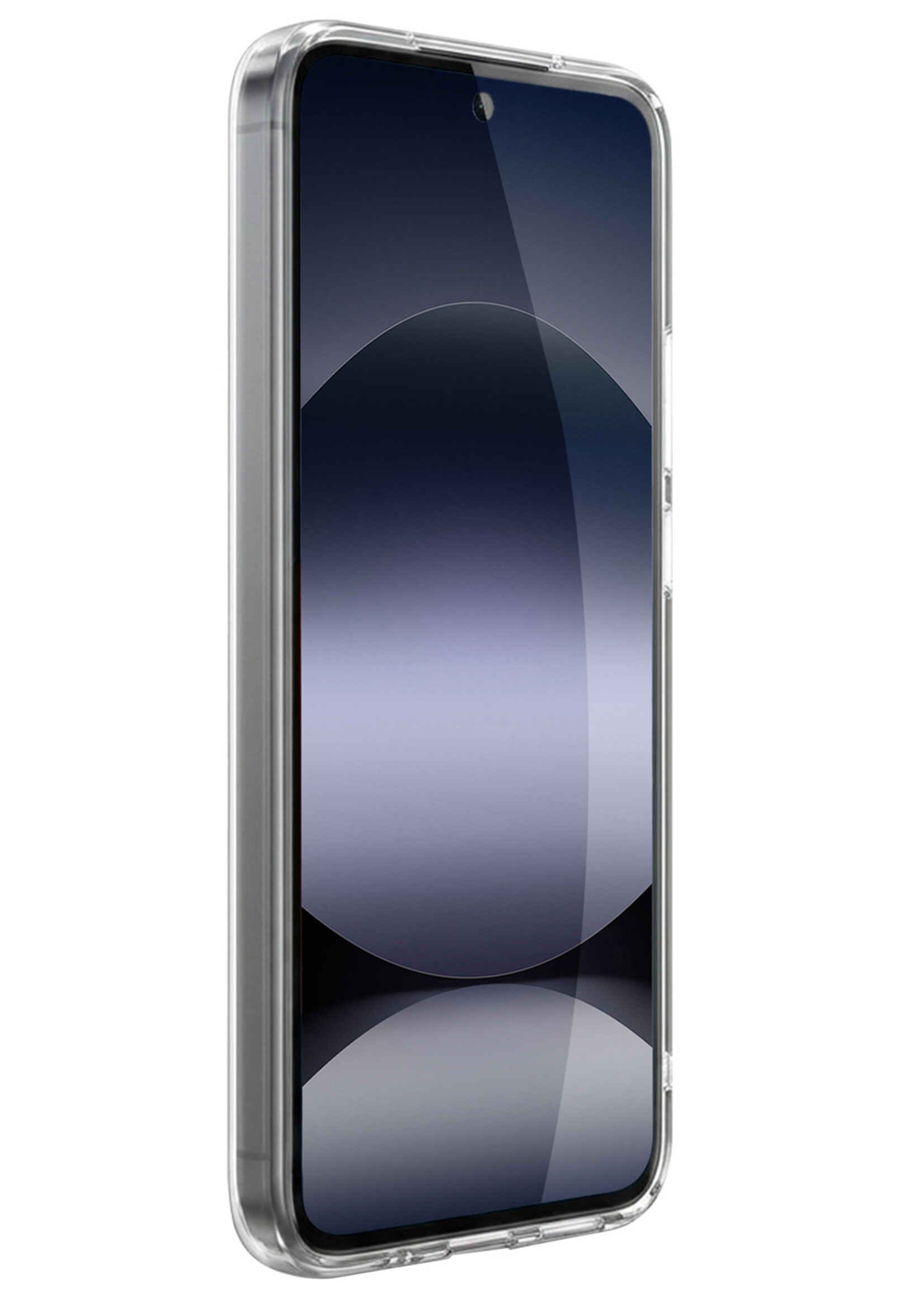 BTH BTH Xiaomi Redmi Note 14 5G Hoesje Siliconen Met Screenprotector - Transparant