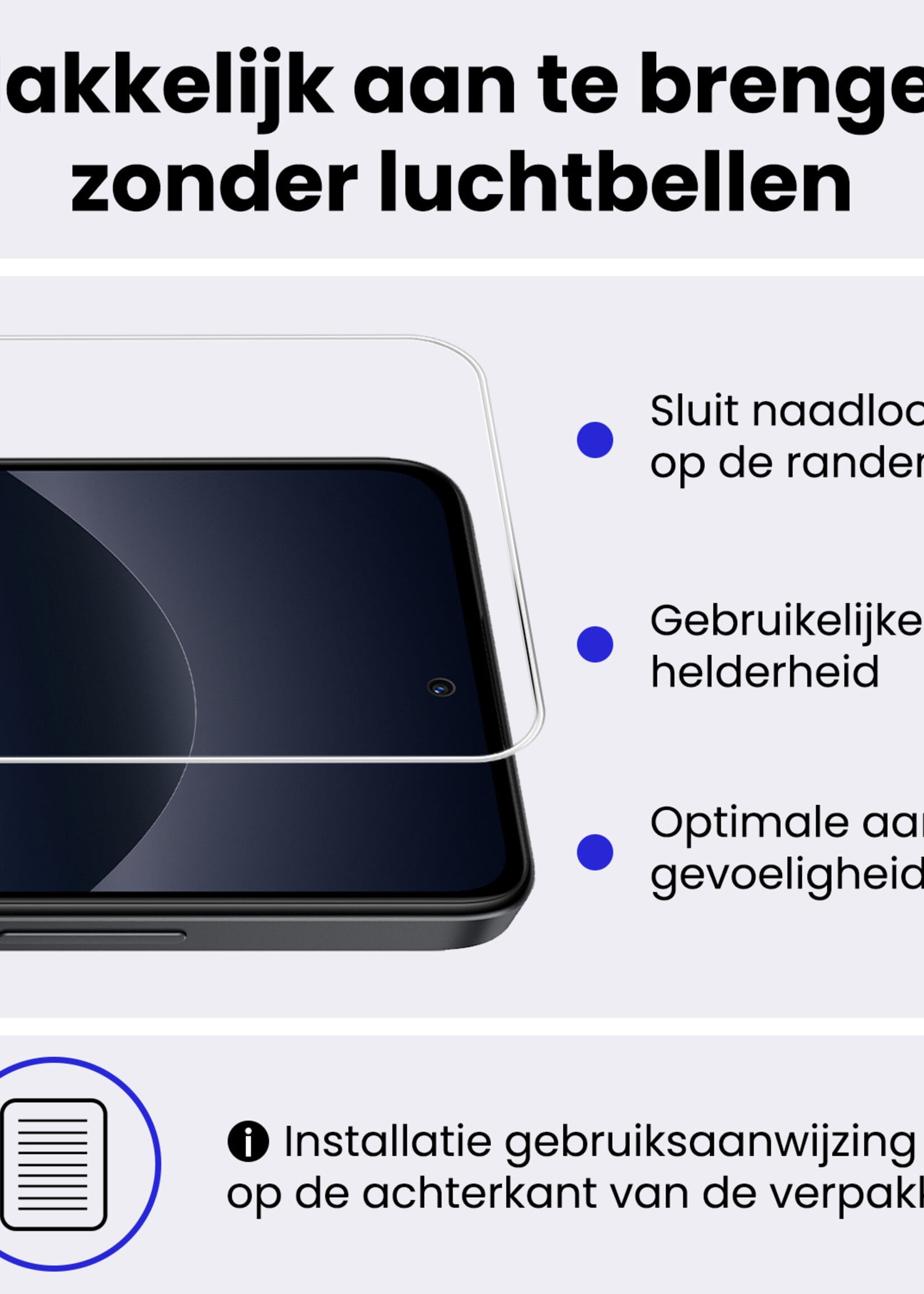 BTH BTH Xiaomi Redmi Note 14 5G Hoesje Siliconen Met 2x Screenprotector - Transparant