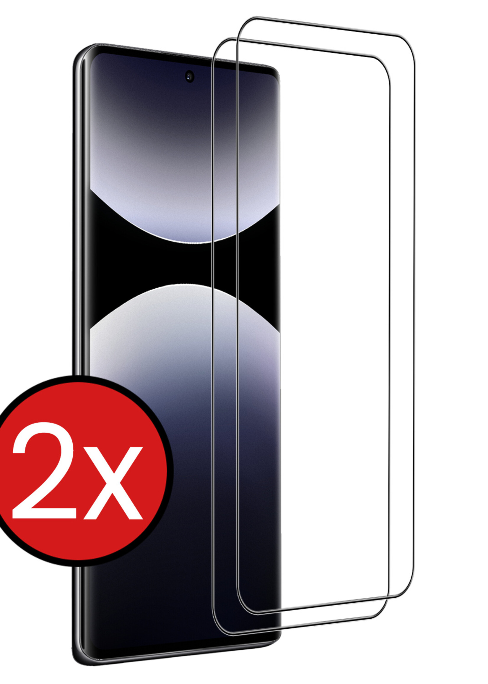 BTH BTH Xiaomi Redmi Note 14 Pro 5G Screenprotector Glas - 2 PACK