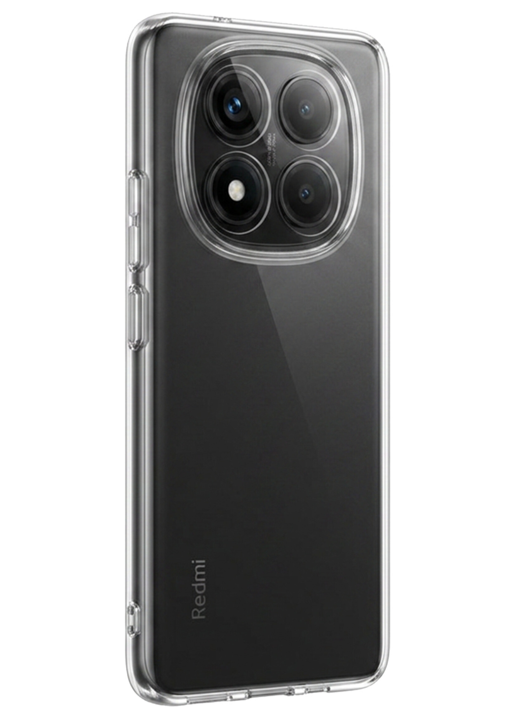 BTH BTH Xiaomi Redmi Note 14 Pro 5G Hoesje Siliconen - Transparant
