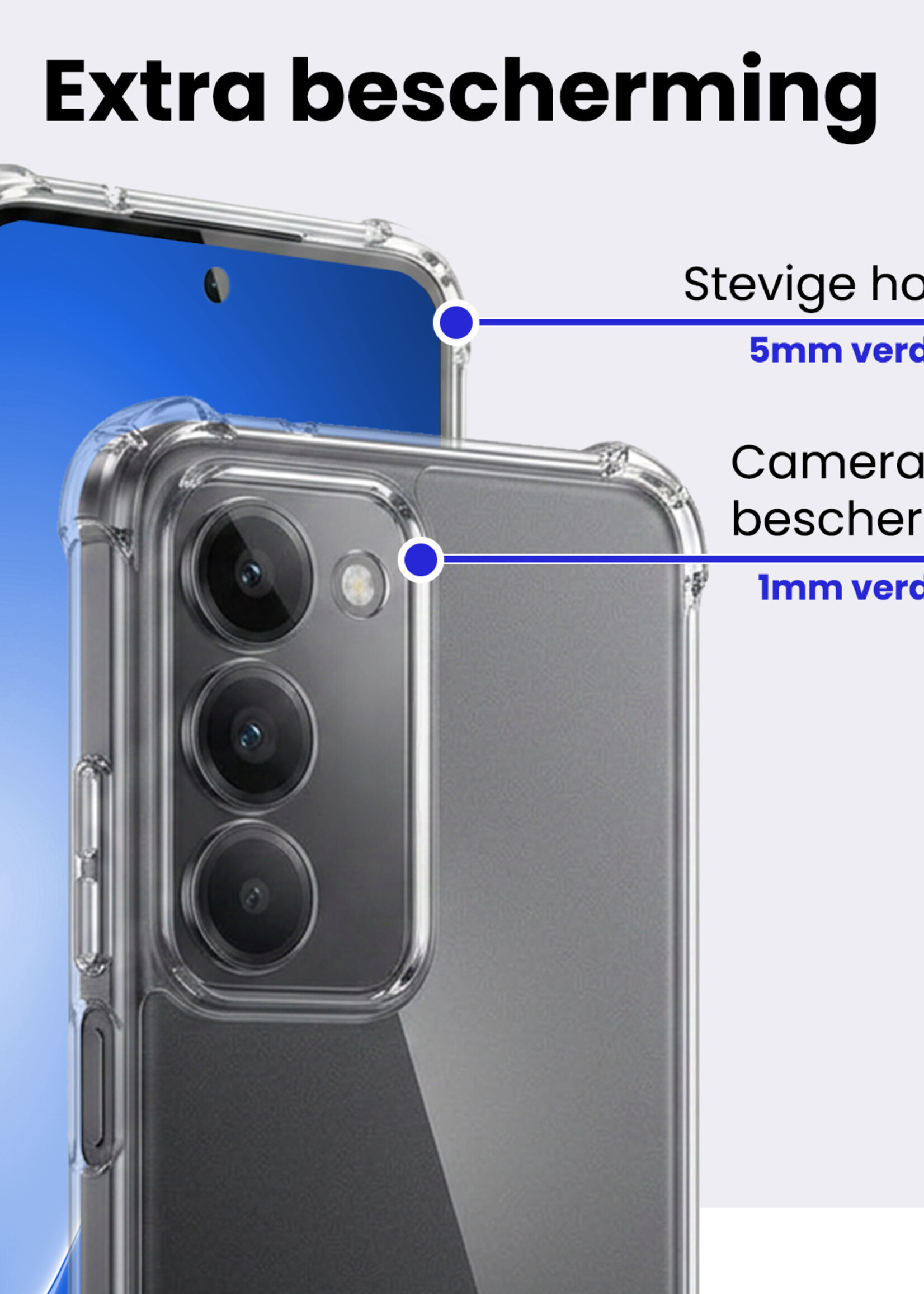 BTH BTH Xiaomi 15 Hoesje Shockproof - Transparant