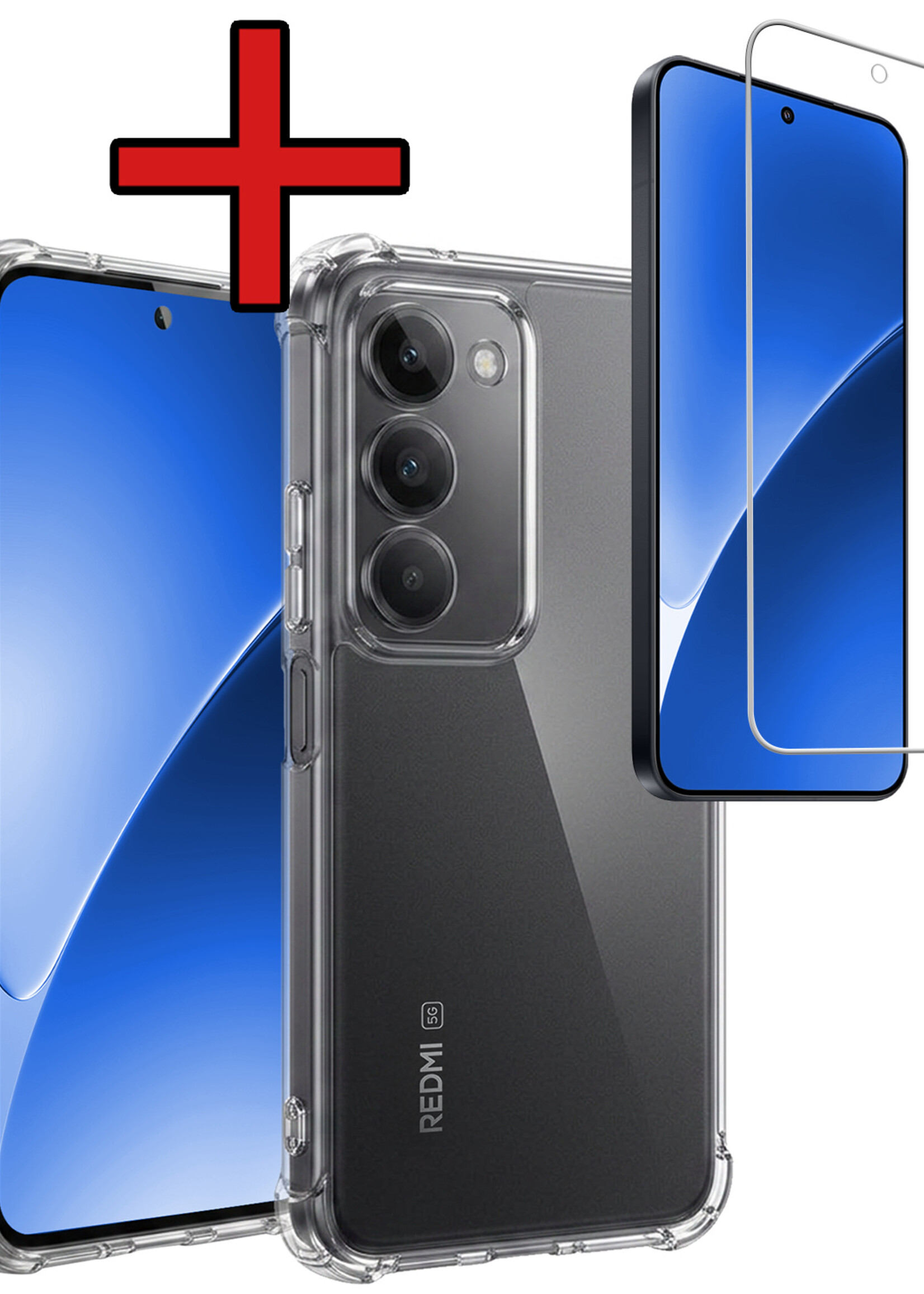 BTH BTH Xiaomi 15 Hoesje Shockproof Met Screenprotector